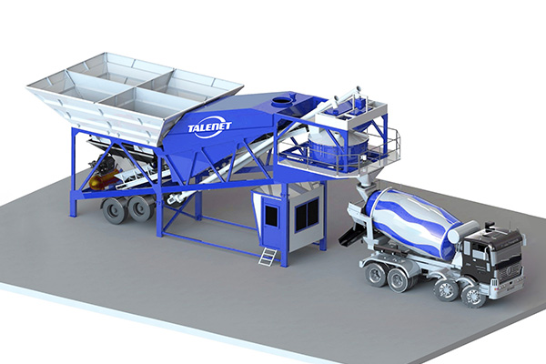 Mobile Concrete Batching Plant